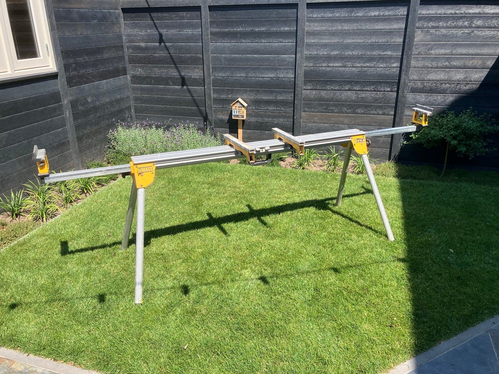 Dewalt DE7023 Afkortzaagtafel zaagbok onderstel, Ophalen, Gebruikt, 70 mm of meer, Afkortzaag