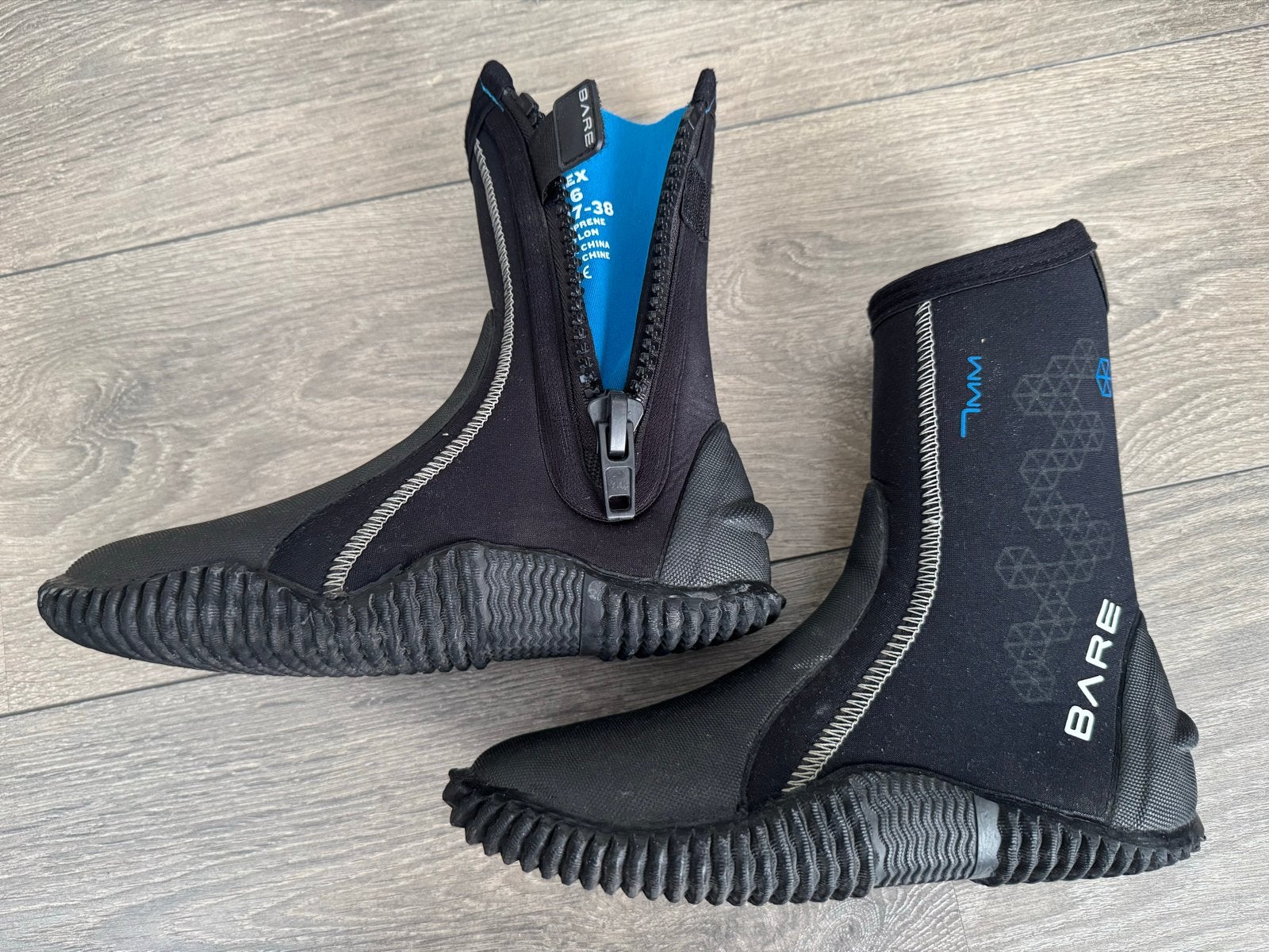 Bare S-Flex 7mm duikschoenen - Maat 37-38, Ophalen, Zo goed als nieuw, Overige typen