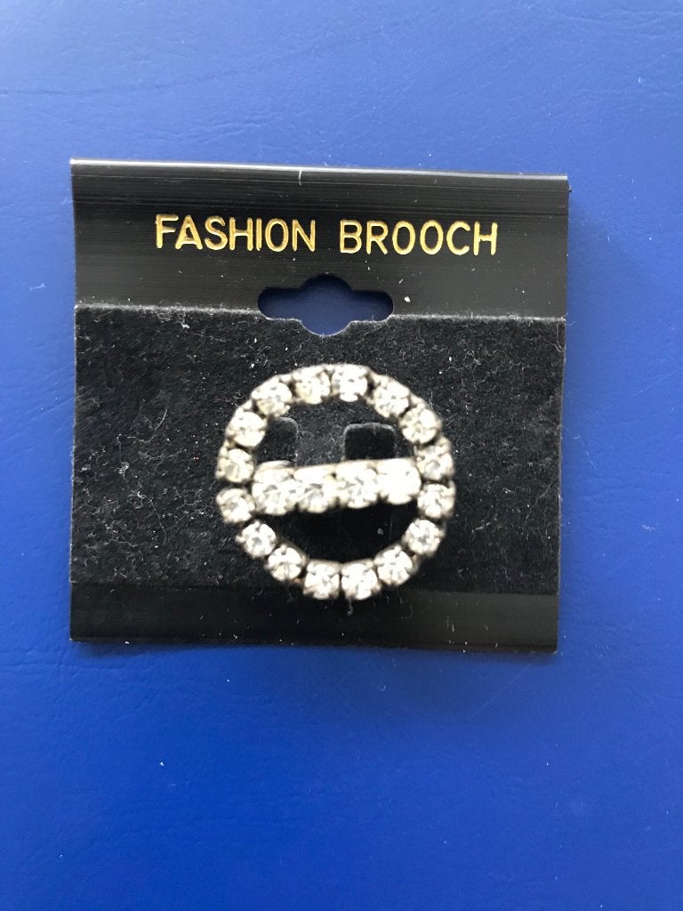 Fashion Brooch met strass steentjes, Overige materialen, Minder dan 4 cm, Nieuw, Ophalen of Verzenden
