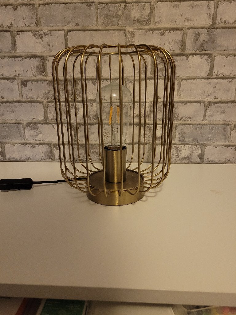 Goud kleurigeTafellamp, Ophalen, Goud, E27 (groot), Modern