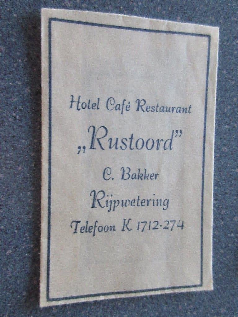 Rijpwetering, hotel-café-rest. Rustoord, Verzenden, Nederland
