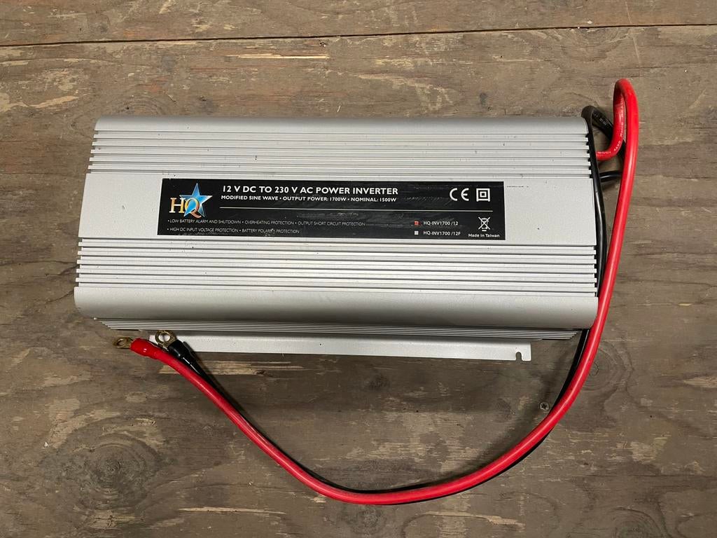 Omvormer Power inventer 12V 230V 1700 Watt, -, -, Ophalen of Verzenden, Zo goed als nieuw