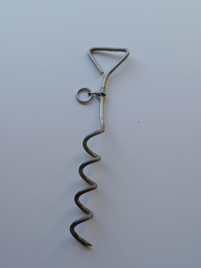 Boot Spiraal meerpen - 40 cm met bevestigings oog, Watersport en Boten, Ophalen of Verzenden, Gebruikt, Overige typen
