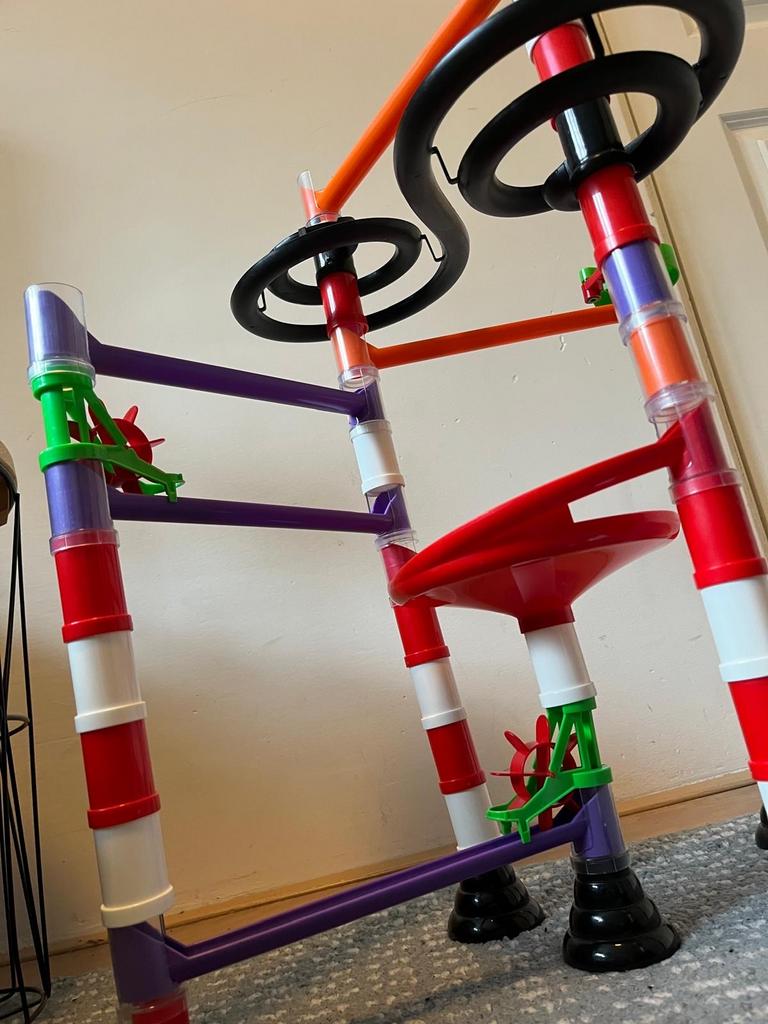 Kleurrijke Knikkerbaan - Urenlang Speelplezier!, Kinderen en Baby's, Speelgoed | Overig, Gebruikt, Jongen of Meisje, Ophalen of Verzenden