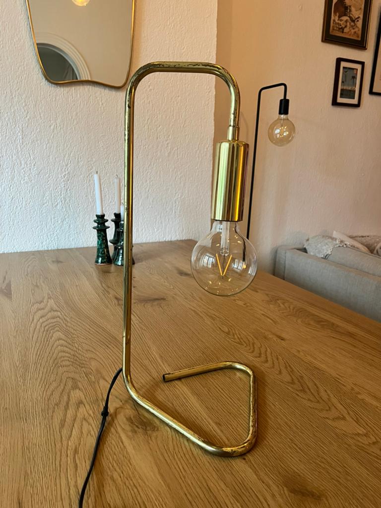 Gouden tafellamp Sissy Boy, Ophalen, Zo goed als nieuw, Minder dan 50 cm