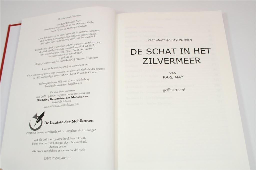 Schat In Het Zilvermeer — Karl May Reisavonturen — Hardcover, Boeken, Ophalen of Verzenden, Zo goed als nieuw