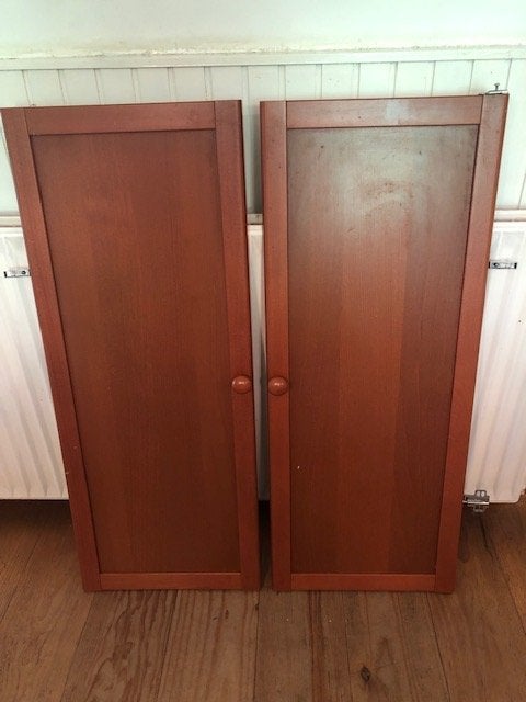 2 deurtjes Ikea van Billy boekenkast, Ophalen, Minder dan 25 cm, Minder dan 50 cm, 100 tot 150 cm
