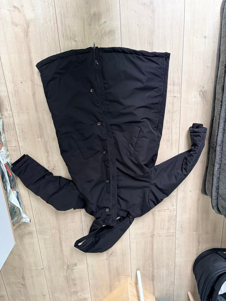 Lange Zwarte Zwangerschapsjas 3-in-1, Ophalen of Verzenden, Zo goed als nieuw, Maat 46/48 (XL) of groter, Zwart