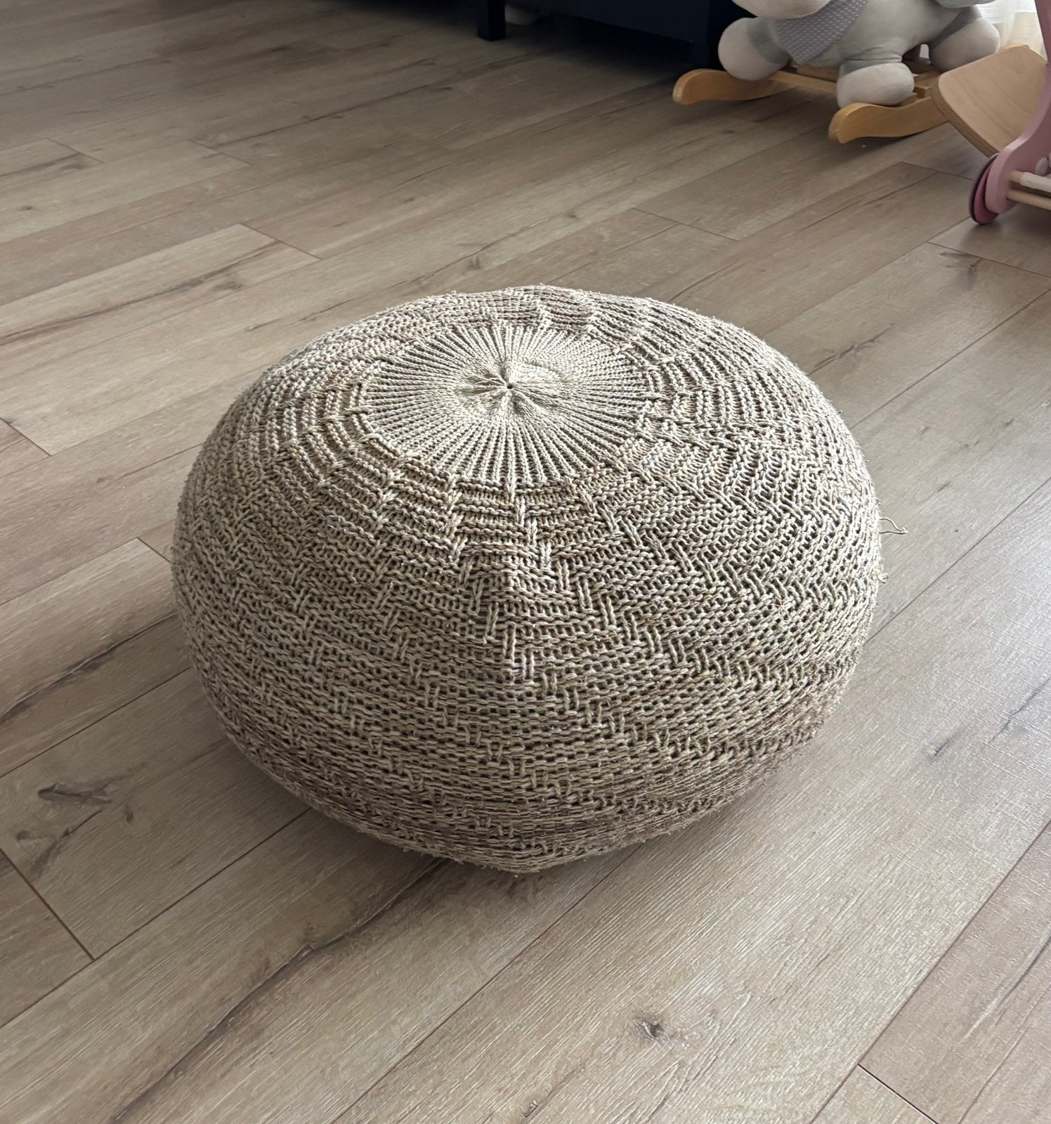 Ikea sandared poef 45, Huis en Inrichting, Banken | Voetenbanken en Poefen, Ophalen of Verzenden, Rond, Minder dan 50 cm
