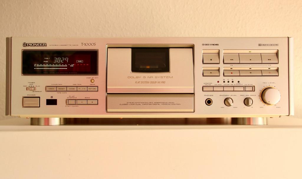 Pioneer T1000S, Audio, Tv en Foto, Cassettedecks, Enkel, Overige merken, Tiptoetsen, Tape counter, Ophalen of Verzenden