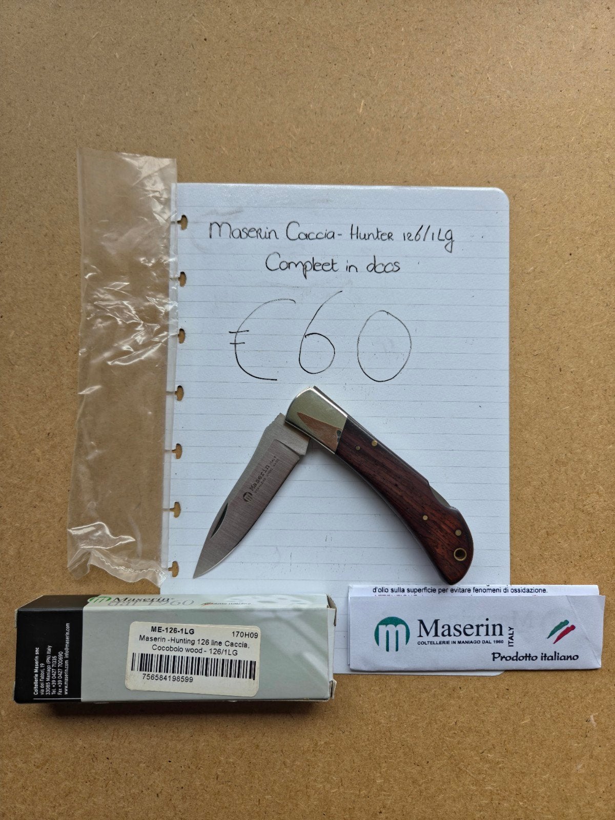 MASERIN Caccia Hunter 126/1LG, Ophalen of Verzenden