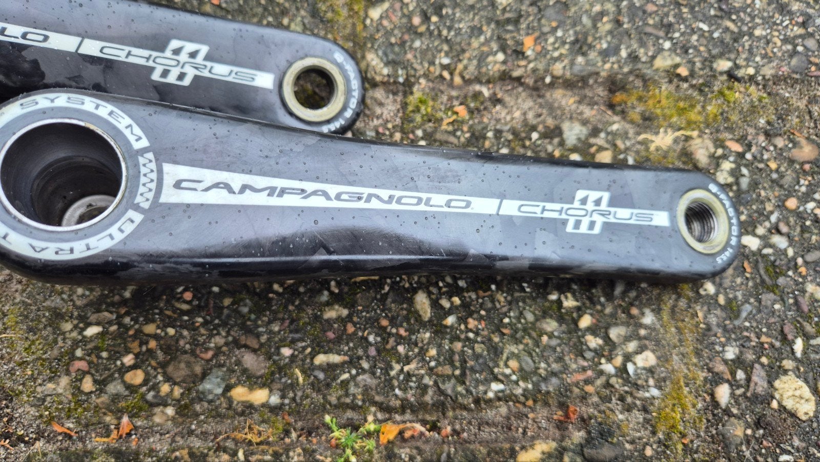 Campagnolo Chorus Crankstel 52/39 - gebruikt, Crankstel of Pedalen, Campagnolo, Ophalen of Verzenden, Zo goed als nieuw