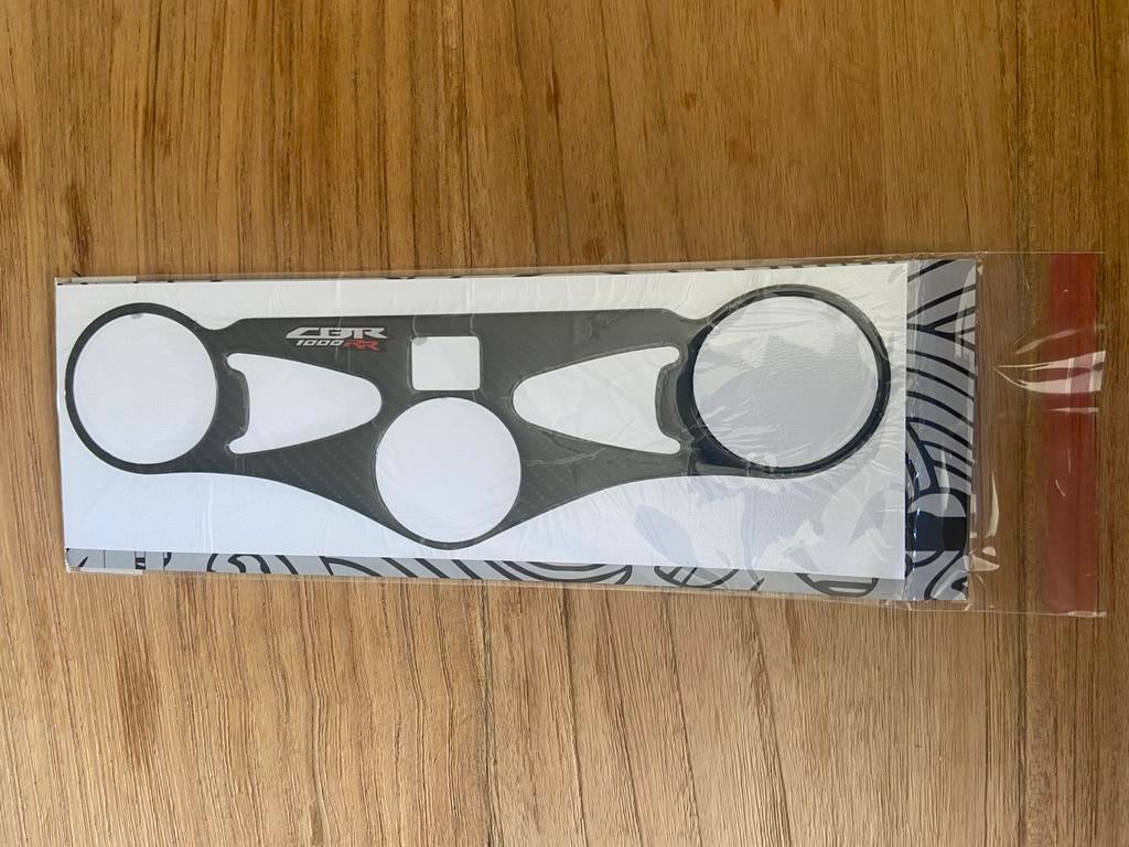 Kroonplaat sticker Honda CBR1000RR carbonlook, Ophalen of Verzenden