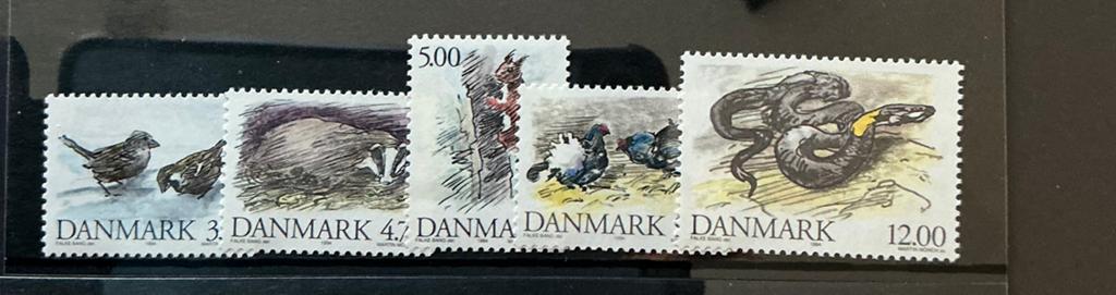 DENEMARKEN 1994 NRS. 1086/90, Ophalen of Verzenden, Overige landen
