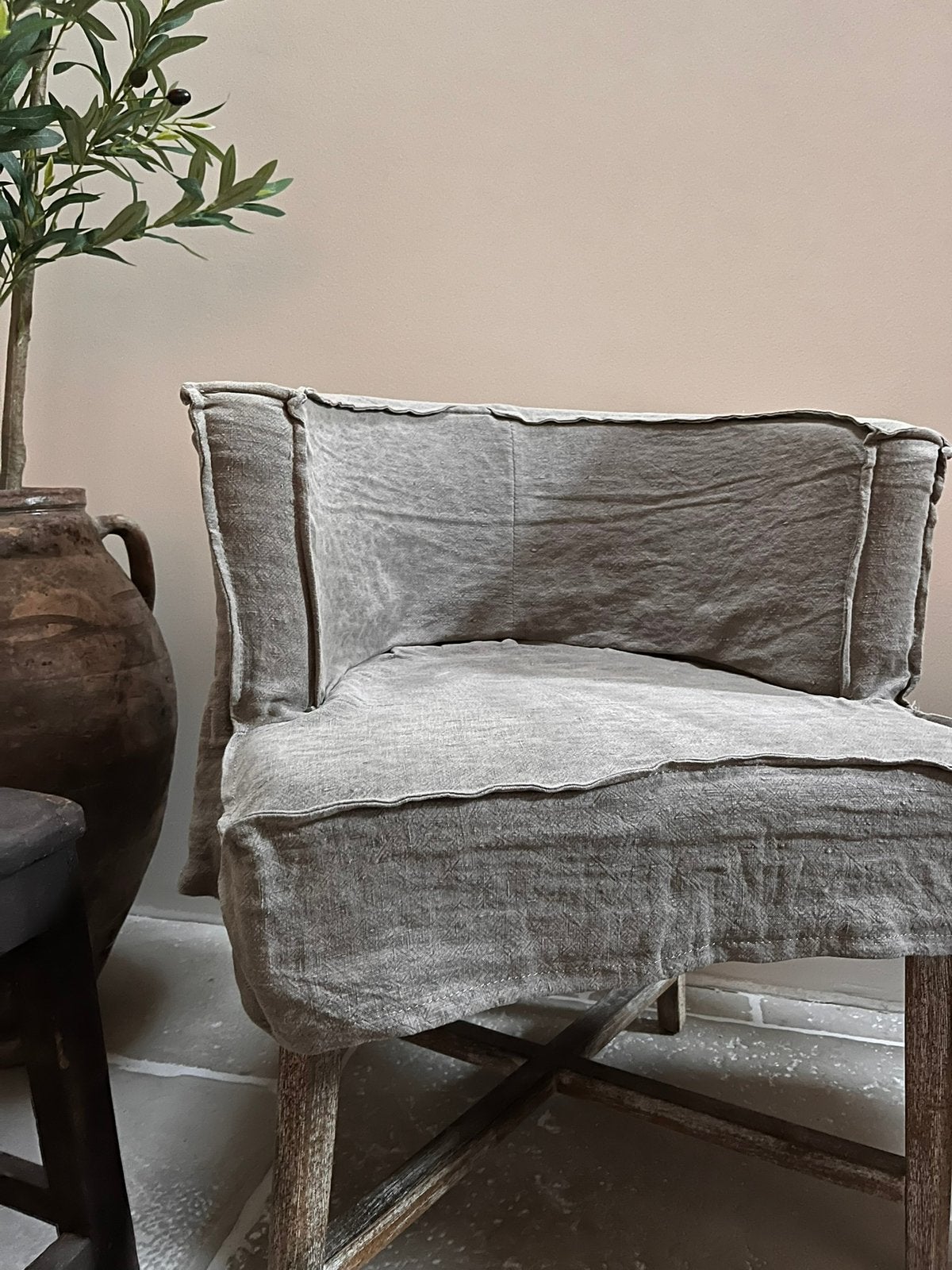 Eetkamerstoel Dirkje Taupe | Aura Peeperkorn | Landelijk, Overige kleuren, Culemborg, Nieuw, Ophalen of Verzenden