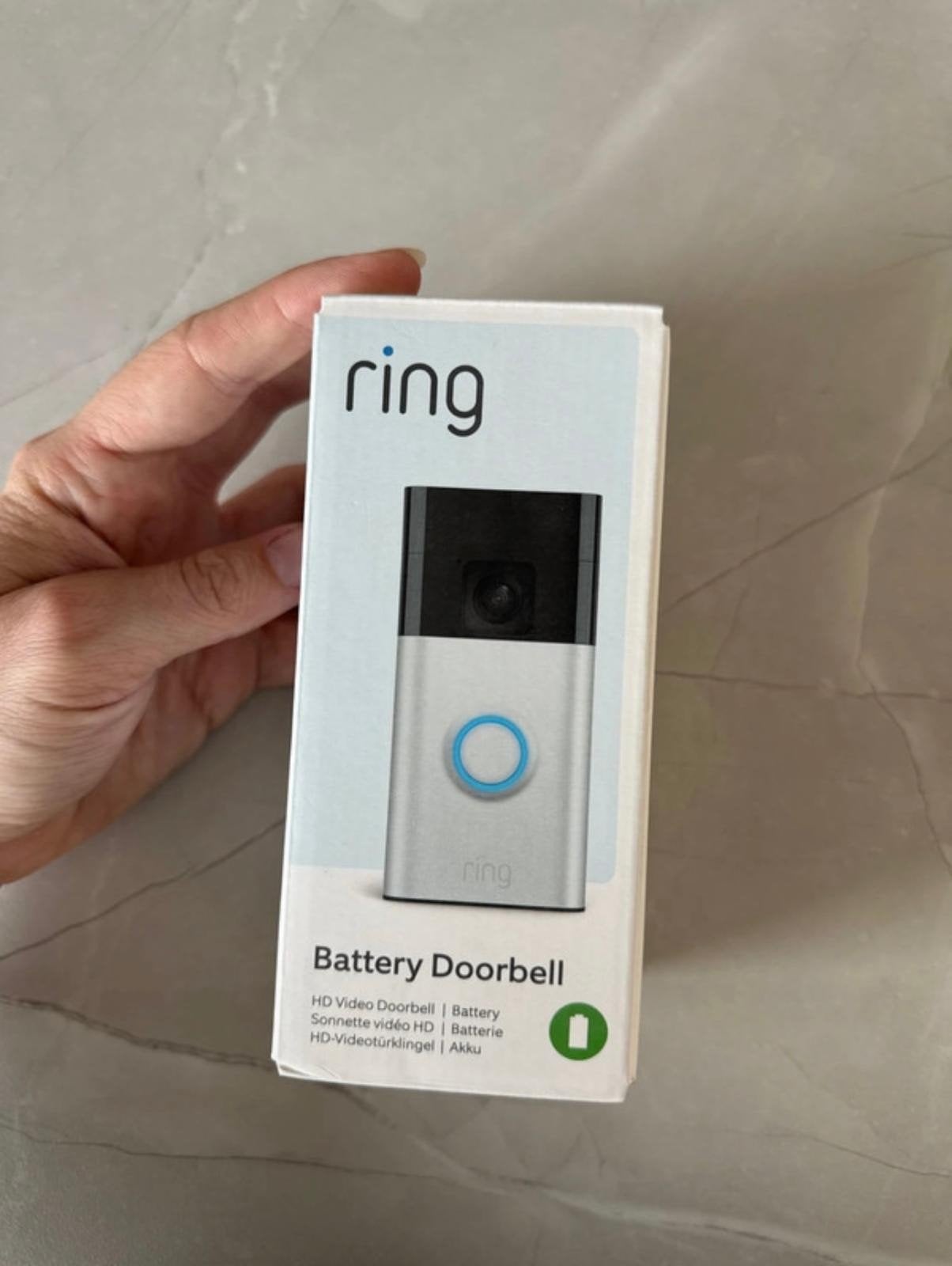 Ring Battery Video Deurbel - Nieuw in doos, Huis en Inrichting, Deurbellen, Ophalen of Verzenden, Bewegingsdetectiesensor, Nieuw