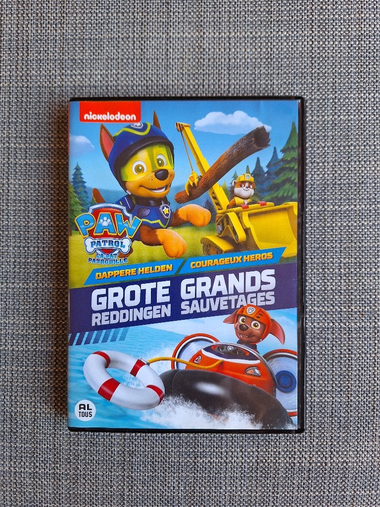2x DVD Paw Patrol, Alle leeftijden, Ophalen of Verzenden, Zo goed als nieuw
