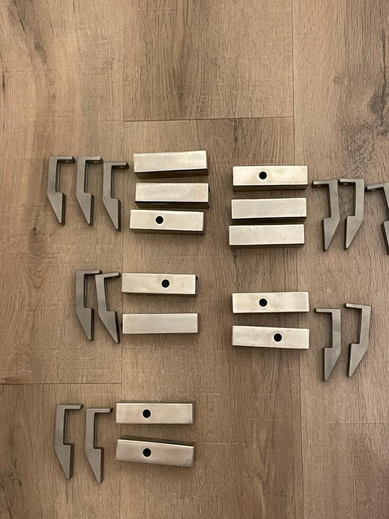 RVS trapleuning met bevestigingsmateriaal, Overige materialen, Gebruikt, Overige typen, Ophalen of Verzenden