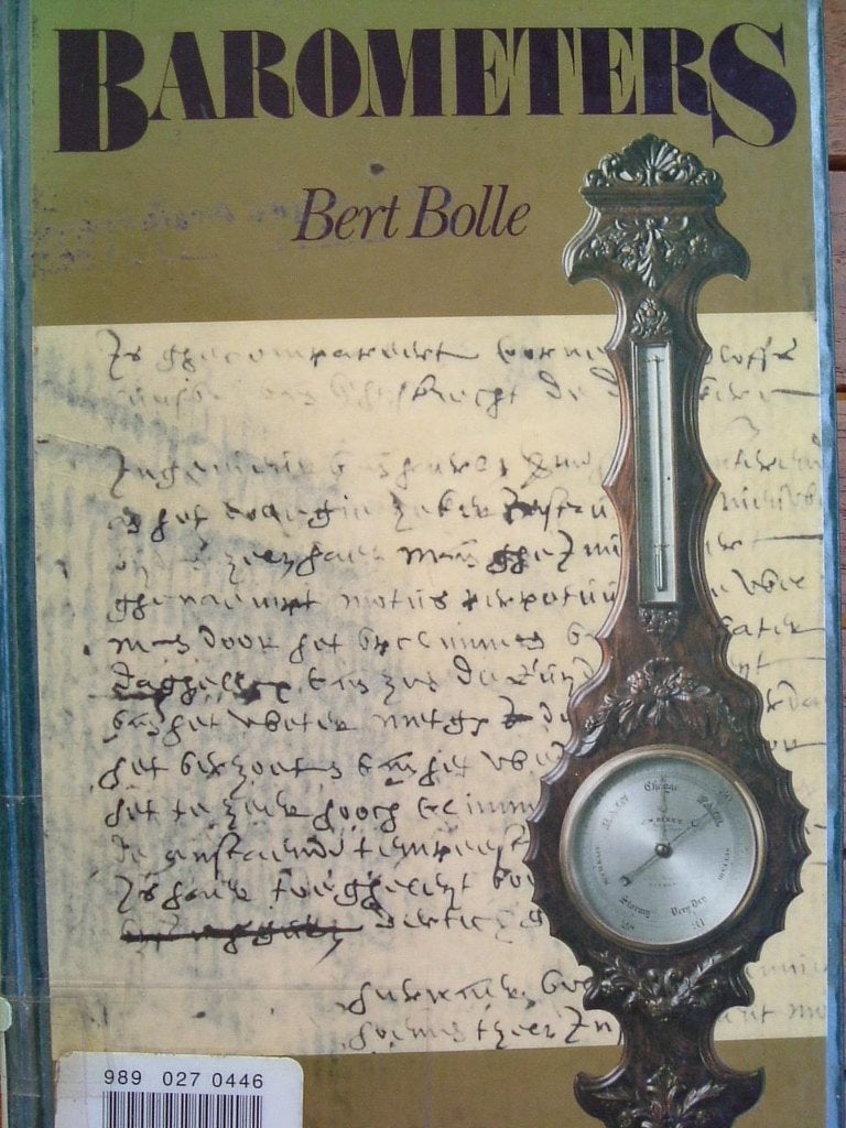 Barometers., Gelezen, Ophalen of Verzenden, Overige onderwerpen, B. Bolle
