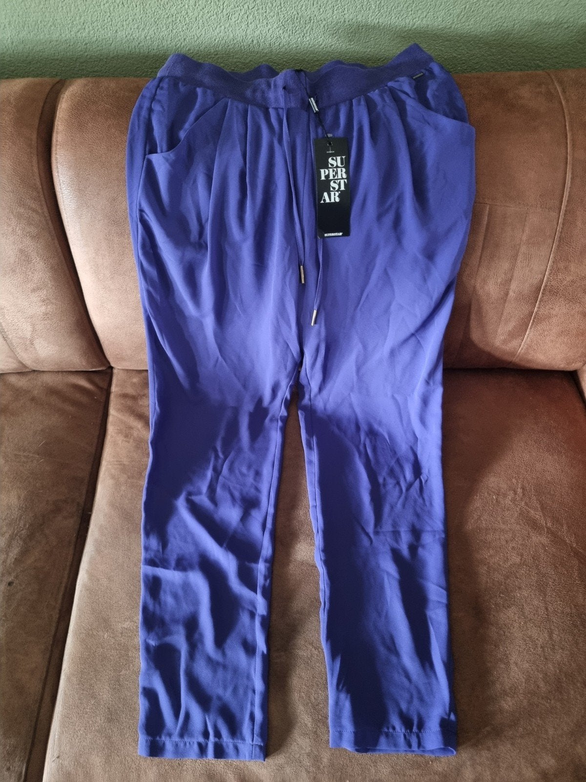 Superstar Chiffon Pant - Maat M - Nieuw met kaartjes, Maat 38/40 (M), SUPERSTAR, Paars, Nieuw