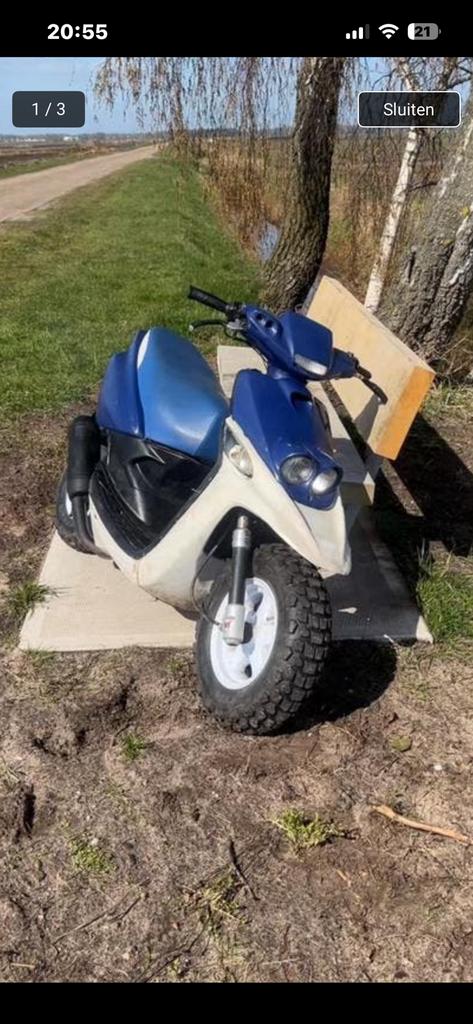 Yamaha booster, Ophalen, Zo goed als nieuw