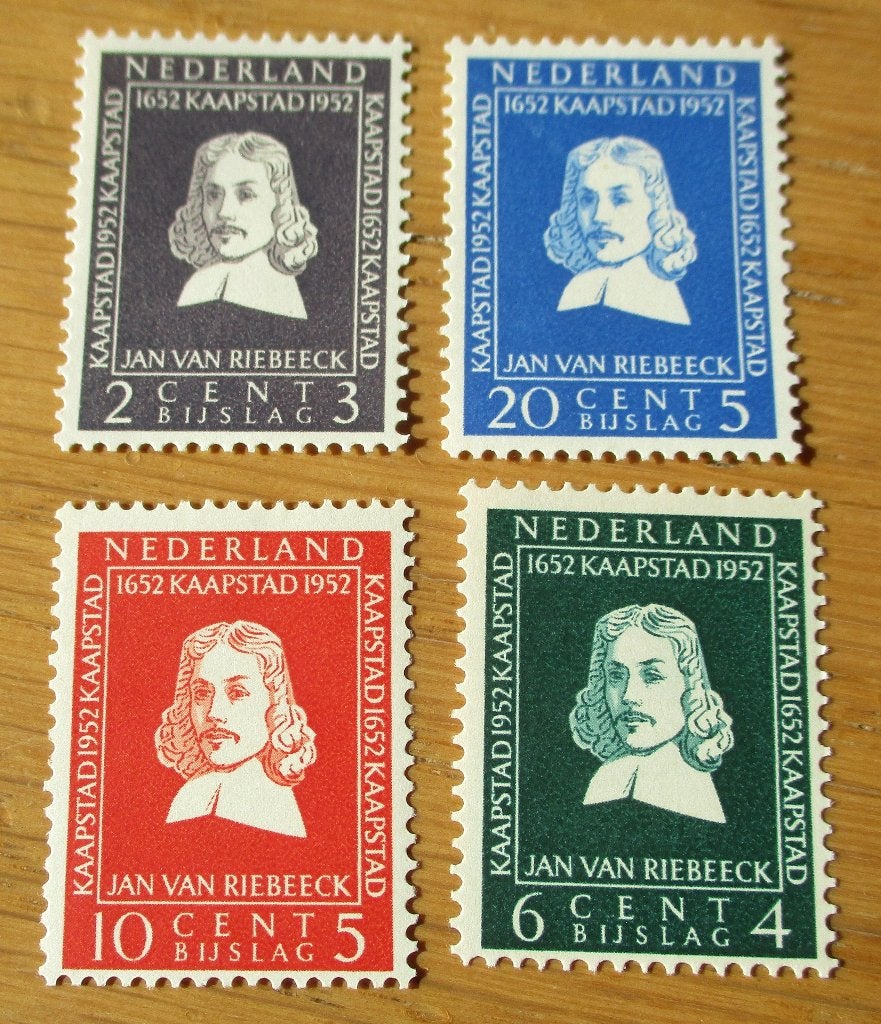 Nederland, toeslagserie Jan van Riebeeck, 1952, Postzegels en Munten, Verzenden, Na 1940, Postfris