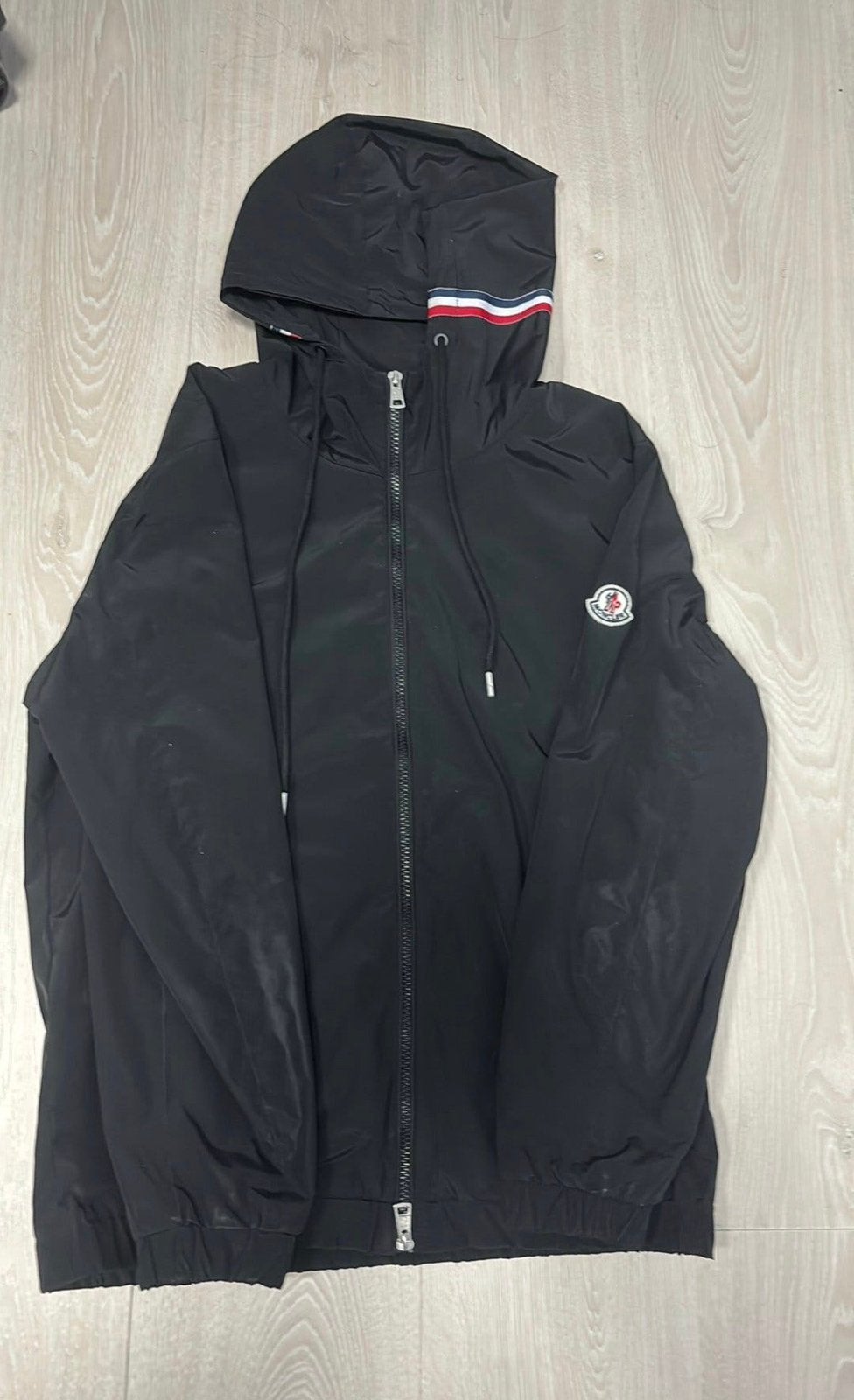 moncler windbreaker, Kleding | Heren, Ophalen of Verzenden, Zo goed als nieuw, Zwart