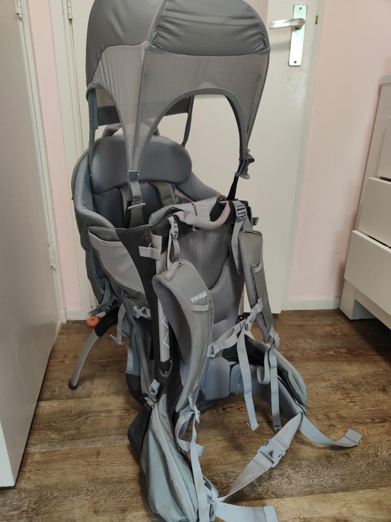 Zeer complete Thule Sapling, Kinderen en Baby's, Babydragers en Draagdoeken, Zo goed als nieuw, Rug, Draagzak, Ophalen