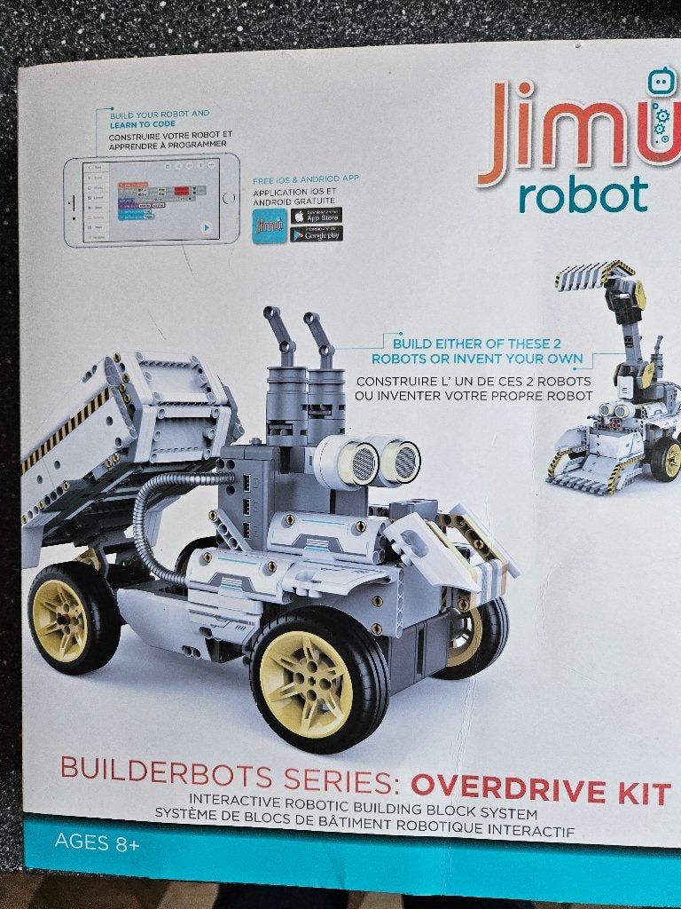 UBTECH Jimu Robot Builderbots Overdrive Kit bijna NIEUW, Ophalen of Verzenden, Zo goed als nieuw, Knutselen