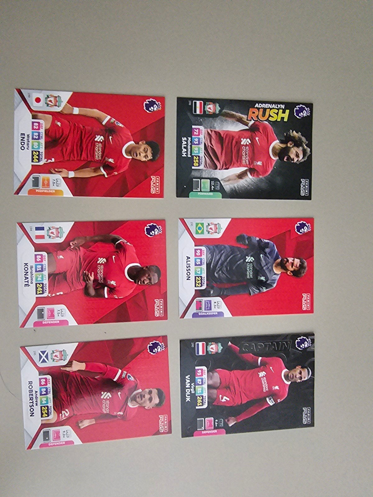 Panini Adrenalyn XL Premier League 2024 Liverpool kaart, Ophalen, Zo goed als nieuw, Buitenlandse clubs, Spelerskaart