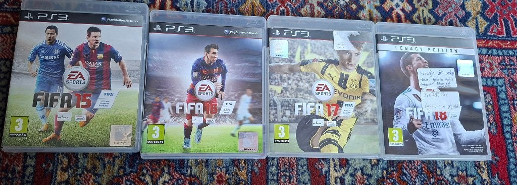 4 keer Fifa ps3 €5 per stuk, Ophalen, Gebruikt, Eén computer, Sport