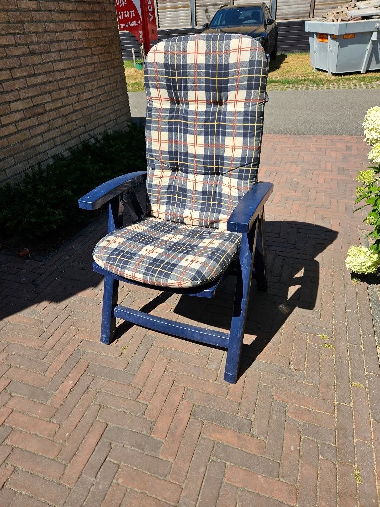 Hartman tuinstoel, Ophalen, Gebruikt, Kunststof, Verstelbaar