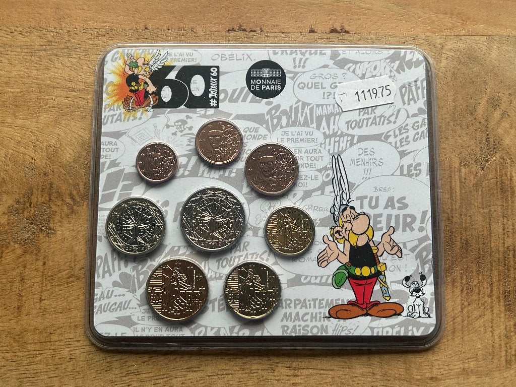 Asterix Euro Munten Set - Monnaie de Paris - 500 exemplaren, Ophalen of Verzenden, Overige landen, Overige waardes