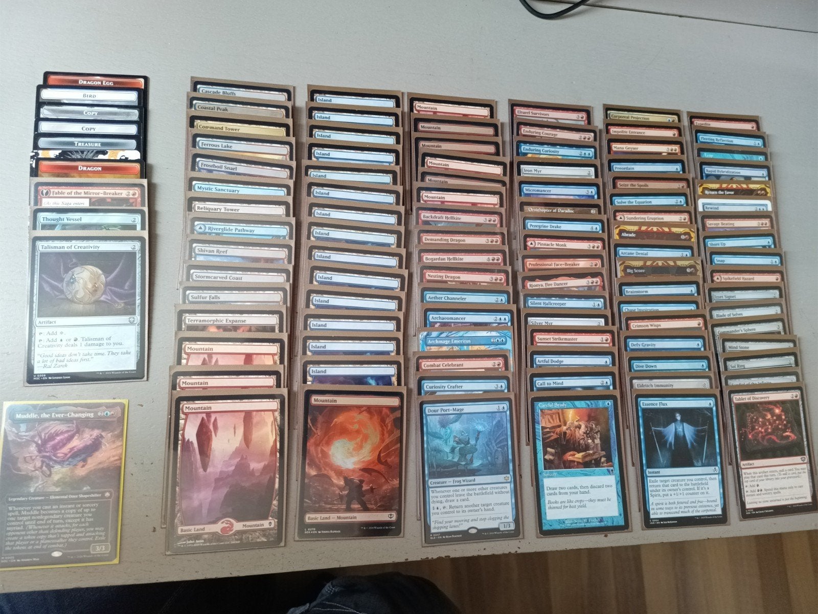 muddle commander deck, Hobby en Vrije tijd, Ophalen of Verzenden, Zo goed als nieuw, Speeldeck