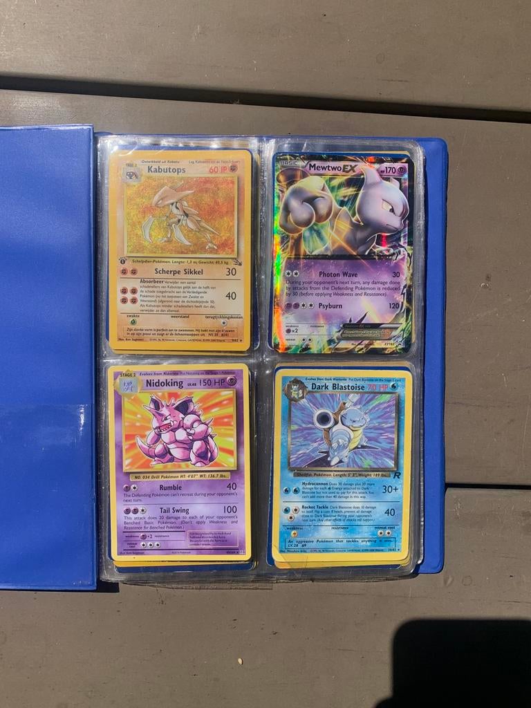 Pokémon Kaarten map - ook losse verkoop, Ophalen of Verzenden, Zo goed als nieuw, Meerdere kaarten, Foil