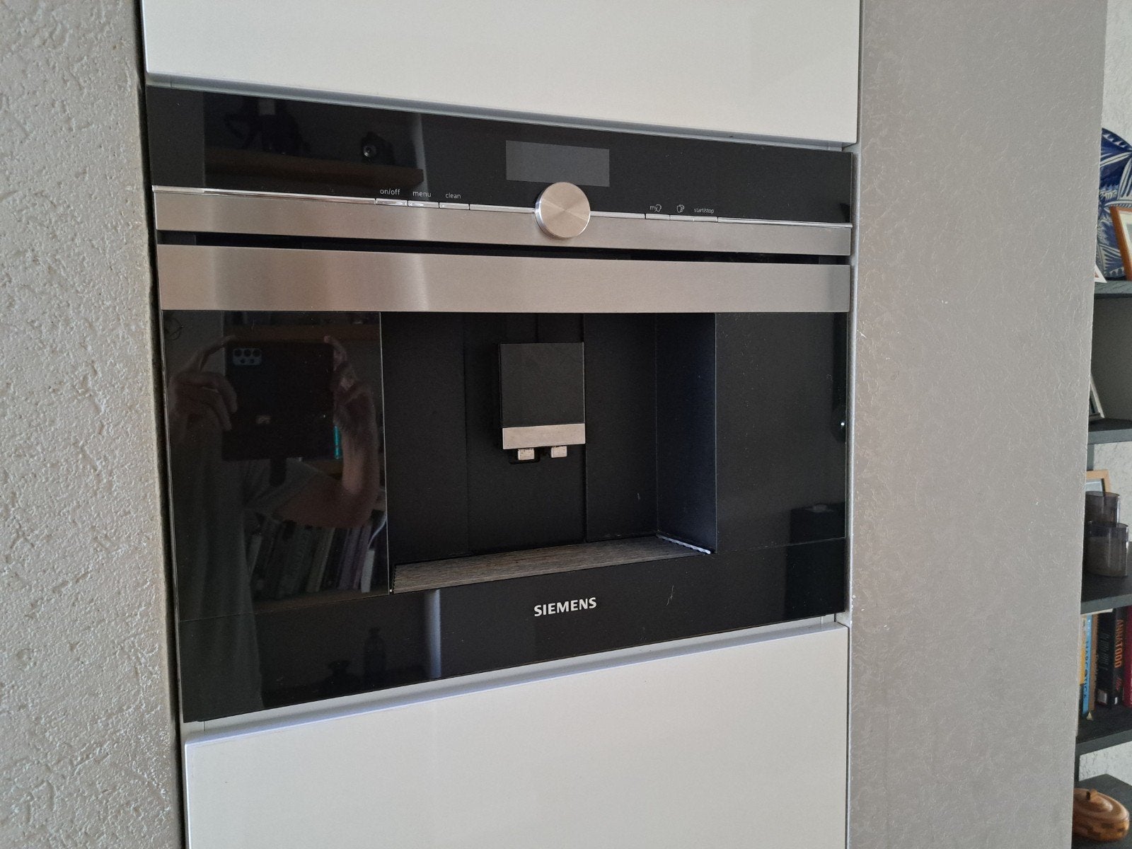 Siemens inbouw koffiemachine + onderdelen voor de handige Ha, Ophalen, Gebruikt