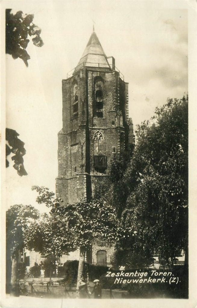 378-289-011 Nieuwerkerk Zeskantige Toren, Verzenden, Voor 1920, Zeeland