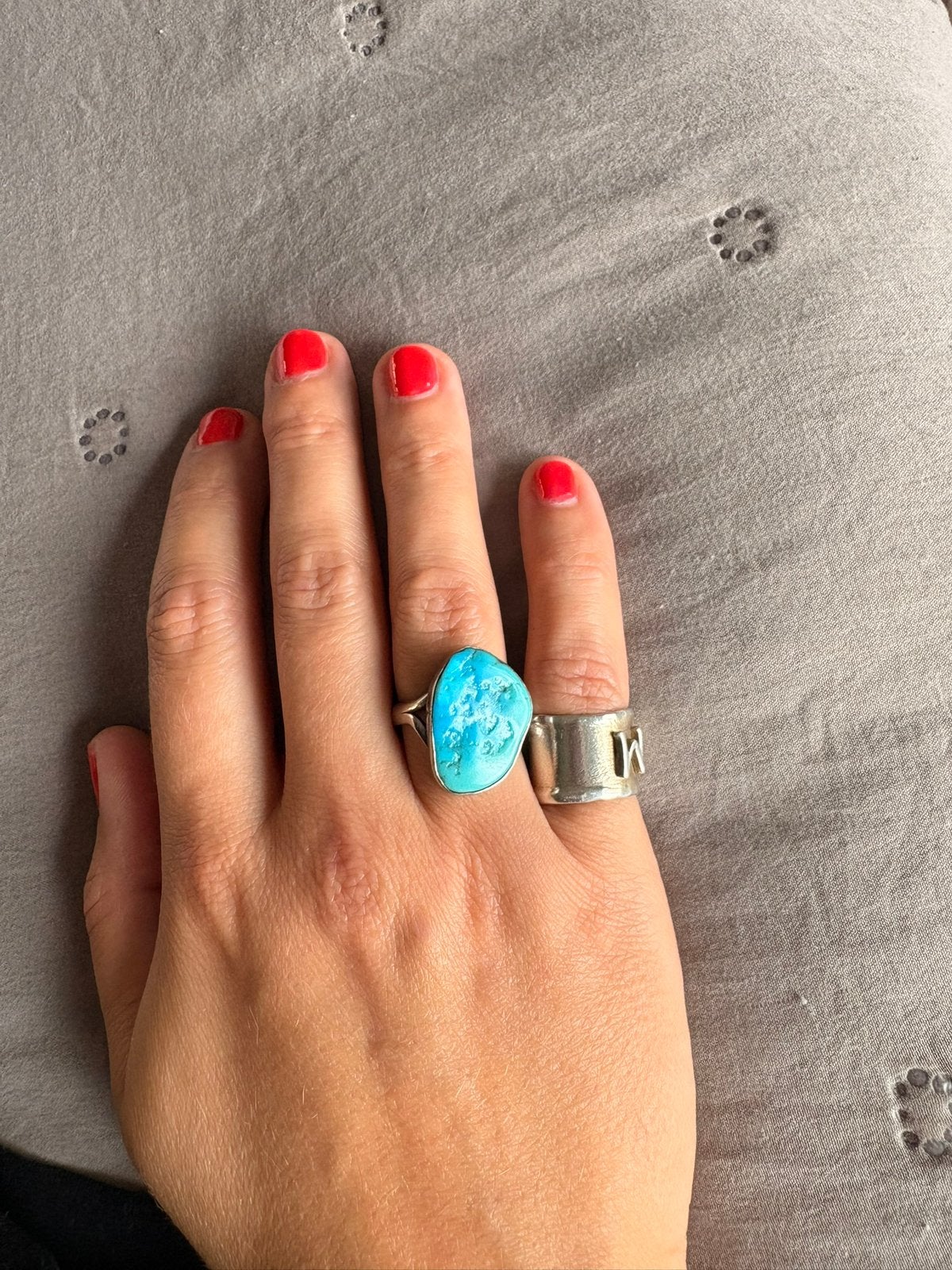 Zilveren ring, Ophalen of Verzenden, Zilver, Ring