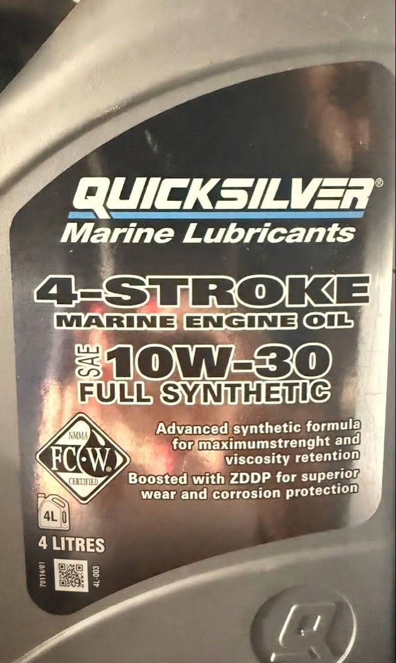 Quicksilver 4-takt 10W-30 full synthetisch 4L, Watersport en Boten, Ophalen of Verzenden, Nieuw, Motor en Techniek