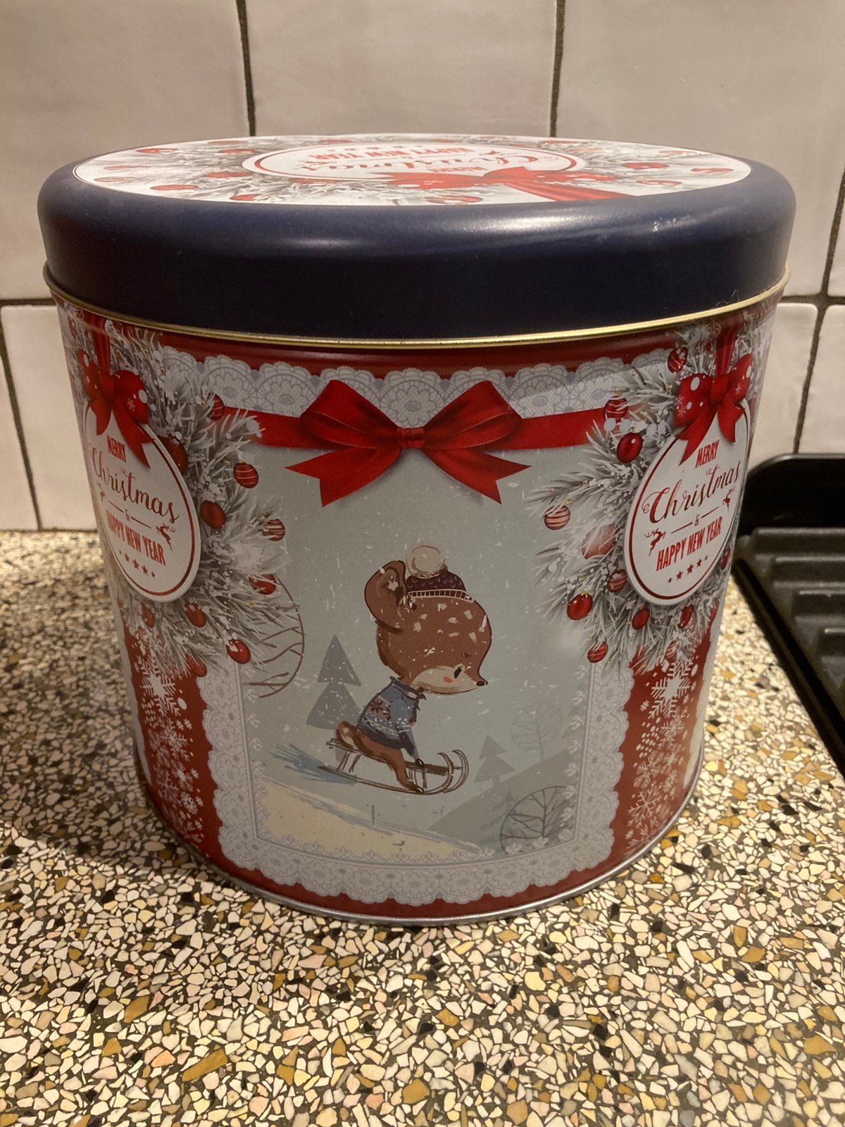 Groot blik, Diversen, Kerst, Ophalen of Verzenden
