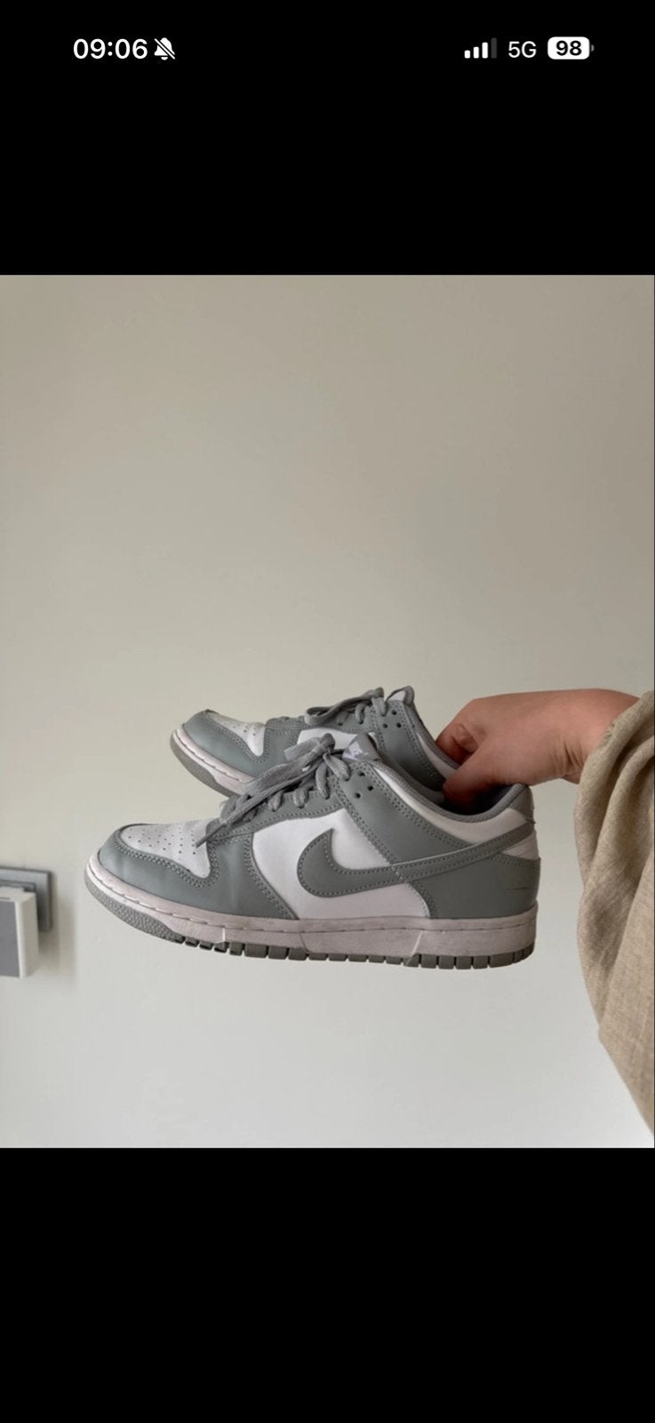Nike Dunk Low Disrupt 2 Pale Ivory, Wit, Ophalen of Verzenden, Sneakers of Gympen, Gedragen