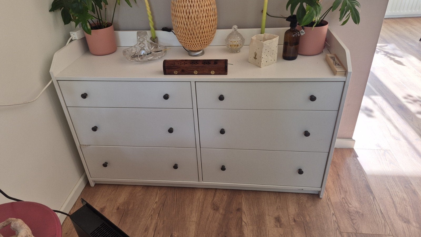 IKEA ladekast met 6 lades - 140x45x83 cm, Huis en Inrichting, 5 laden of meer, Ophalen, Gebruikt, 25 tot 50 cm