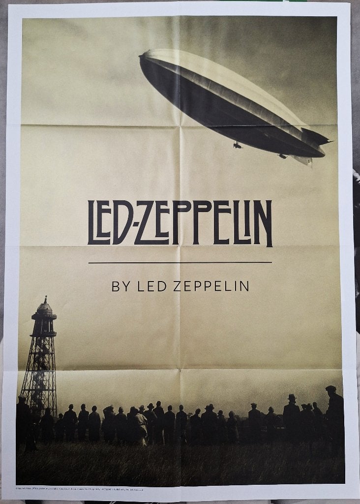 Led Zeppelin 2 promo posters voor Led Zeppelin boek RAP 2018, Verzamelen, Posters, Nieuw, Muziek, A1 t/m A3, Rechthoekig Staand