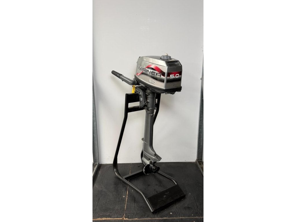 Mariner 5 pk langstaart bj. 1996, Gebruikt, Benzine