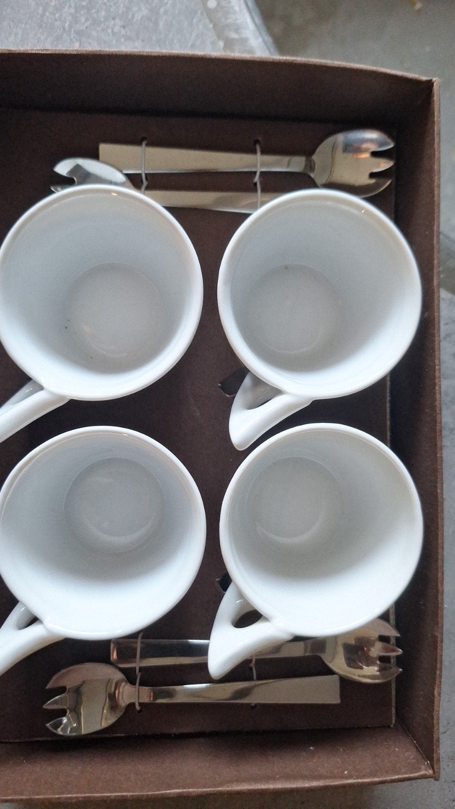 5 sets Amuse lepels en bakjes, Overige materialen, Nieuw, Ophalen of Verzenden, Los bestek