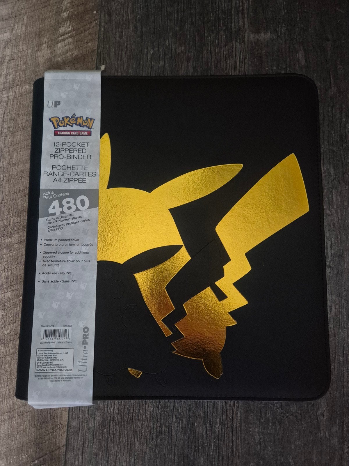 pokemon pikachu 12 pocket zippered map, Hobby en Vrije tijd, Ophalen, Nieuw, Sleeves of Kaarthoesjes