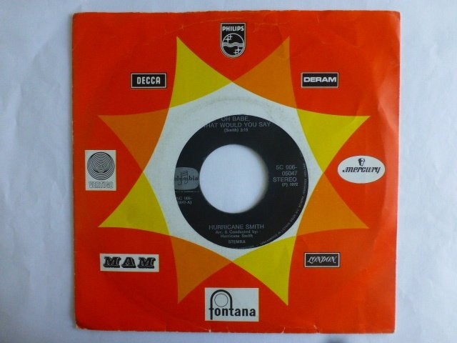 Hurricane Smith. Oh babe, what would you say./ Getting to, Ophalen of Verzenden, Gebruikt, Pop