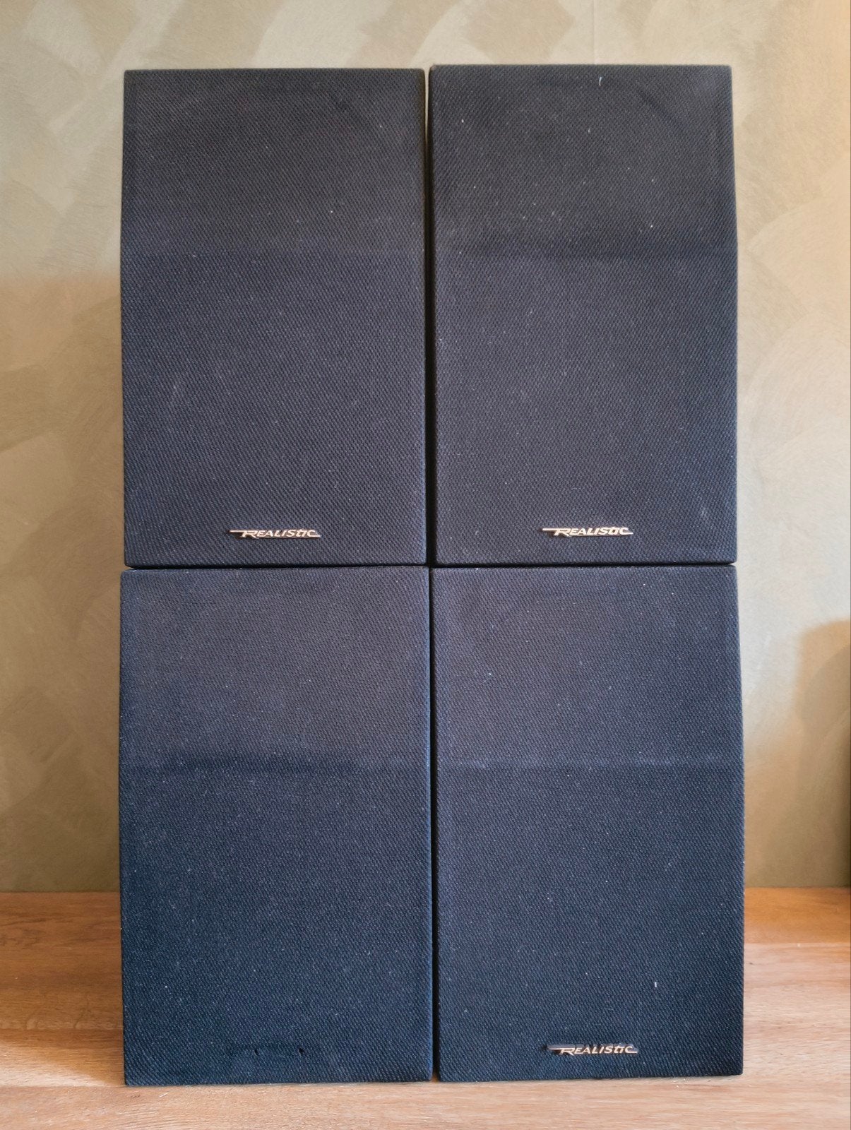 Realistic Minimus-26 Speakers - Set van 4, Audio, Tv en Foto, Gebruikt, Minder dan 60 watt, Boekenplank luidspreker, Ophalen