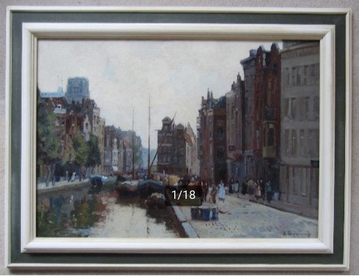 =Delftsevaart te ROTTERDAM===Herman Bogman jr 1890-1975=, Antiek en Kunst, Ophalen