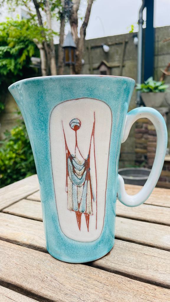 Kan Potterie van Werkhooven - Mid Century Design, Antiek en Kunst, Antiek | Keramiek en Aardewerk, Ophalen of Verzenden
